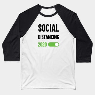 Social Distancing 2020 On Baseball T-Shirt